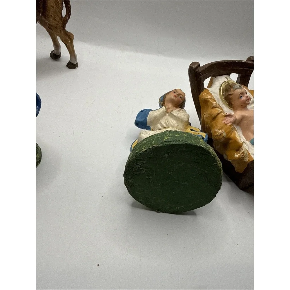 Nativity Christmas SET Of 1O Figures ITALY 2.5